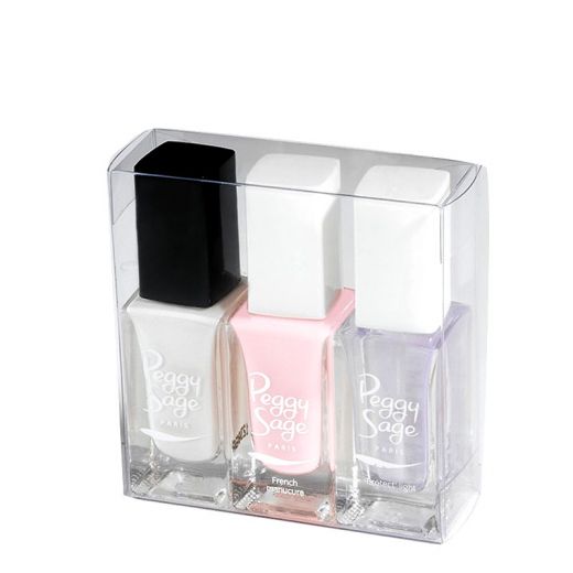 Peggy Sage Kit french manucure eau de rose x3, Vernis à ongles couleur Peggy Sage Kit french manucure eau de rose x3, Vernis à ongles couleur