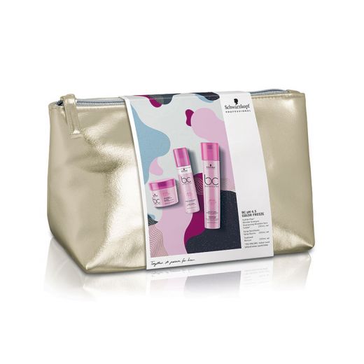 Schwarzkopf Trousse de Noël - 3 soins BC Color Freeze 650ML, Coffret Schwarzkopf Trousse de Noël - 3 soins BC Color Freeze 650ML, Coffret