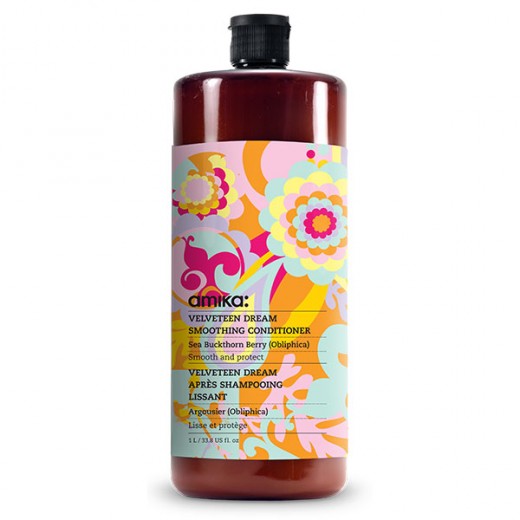 Amika Après-shampooing lissant Velvet Dream Smoothing 1000ML, Après-shampoing avec rinçage Amika Après-shampooing lissant Velvet Dream Smoothing 1000ML, Après-shampoing avec rinçage