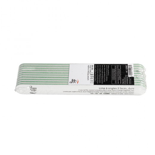 Lot de 10 limes à ongles blanches 2 faces peggy sage 100180 Lot de 10 limes à ongles blanches 2 faces peggy sage 100180