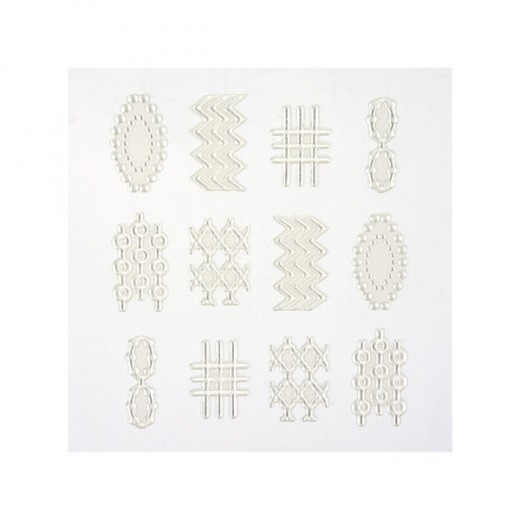 Peggy Sage Décors adhésifs pour ongles Sweater nails, Sticker décoratif Peggy Sage Décors adhésifs pour ongles Sweater nails, Sticker décoratif