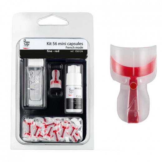 kit 56 mini-capsules fine French mode red peggy sage kit 56 mini-capsules fine French mode red peggy sage