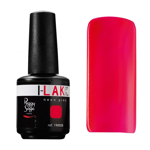 Vernis semi-permanent i-lak neon pink peggy sage 15ml Vernis semi-permanent i-lak neon pink peggy sage 15ml