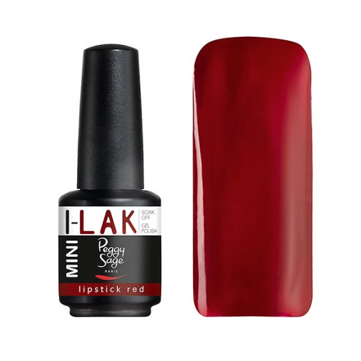 Vernis semi-permanent i-lak mini lipstick red peggy sage 9ml Vernis semi-permanent i-lak mini lipstick red peggy sage 9ml