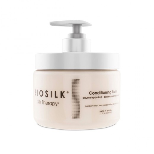 Biosilk Baume hydratant à base de soie silk therapy 325ML, Crème cheveux sans rinçage Biosilk Baume hydratant à base de soie silk therapy 325ML, Crème cheveux sans rinçage