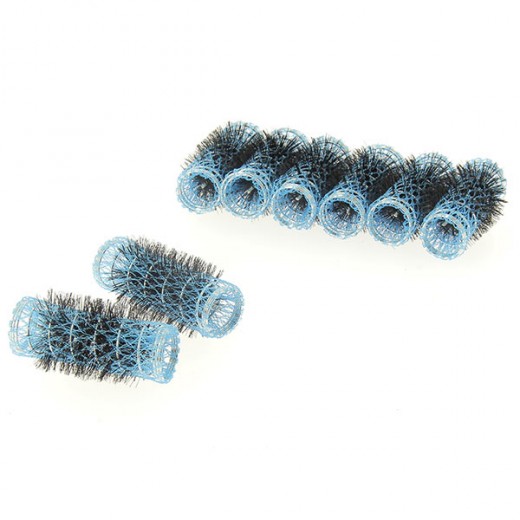Coiffeo Rouleaux mise en plis 24mm x8 Bleu ciel, Rouleaux à mise en plis Coiffeo Rouleaux mise en plis 24mm x8 Bleu ciel, Rouleaux à mise en plis