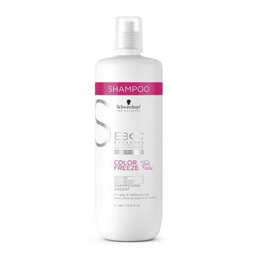 Schwarzkopf Shampooing argent Color Freeze 1000ML, Cosmétique Schwarzkopf Shampooing argent Color Freeze 1000ML, Cosmétique