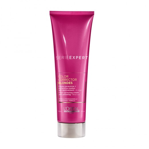 L'Oréal Professionnel Crème correctrice anti-jaunissement Color Corrector Blondes 150ML, Après-shampoing repigmentant L'Oréal Professionnel Crème correctrice anti-jaunissement Color Corrector Blondes 150ML, Après-shampoing repigmentant