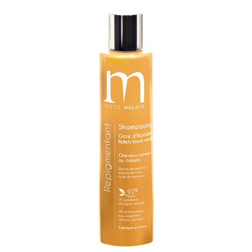 Mulato Shampoing Repigmentant Ocre d'havane 200ML, Shampoing naturel Mulato Shampoing Repigmentant Ocre d'havane 200ML, Shampoing naturel