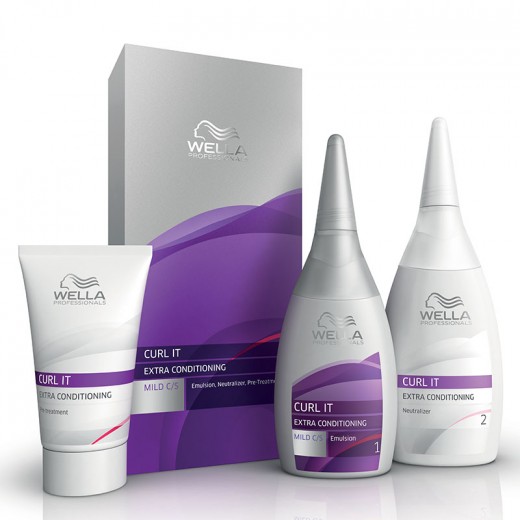 Kit permanente cheveux colorés curl it wella Kit permanente cheveux colorés curl it wella