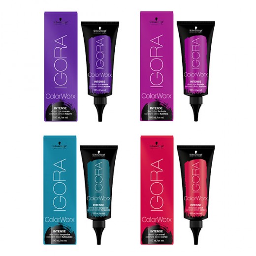 Schwarzkopf Coloration temporaire Igora Colorworx Intense 100ML, Coloration temporaire Schwarzkopf Coloration temporaire Igora Colorworx Intense 100ML, Coloration temporaire
